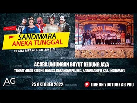 Live Malam Sandiwara Aneka Tunggal Buyut Kedung Jaya Oktober