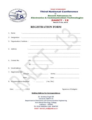 Fillable Online Gndec Ac IRB Registration FormHHS Gov Fax Email Print