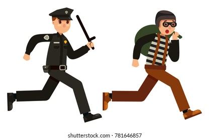 Police Chasing Thief Images Stock Photos Vectors Shutterstock