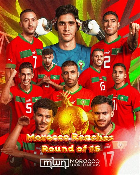 Morocco World News On Twitter Morocco Reaches Round Of 16