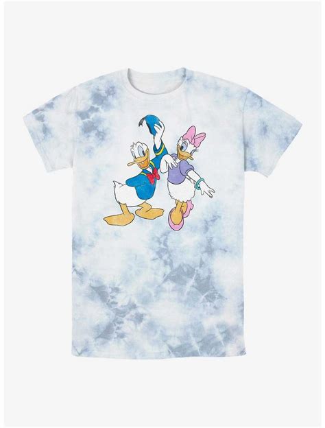 Buy Handmade Cartoons Disney Donald Duck And Daisy Tie Dye T Shirt For