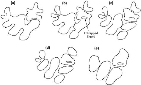 Schematic Of Microstructure Evolution During Holding In Semi Solid