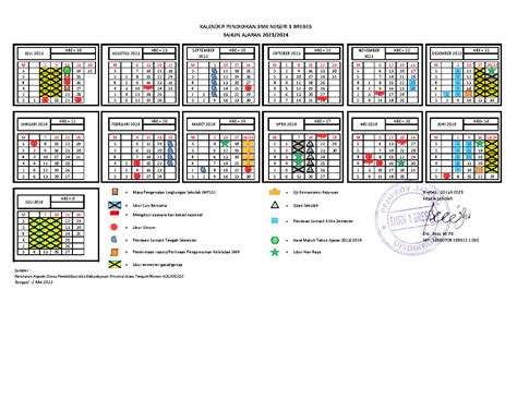 Kalender Pendidikan Tahun Ajaran 2023 2024