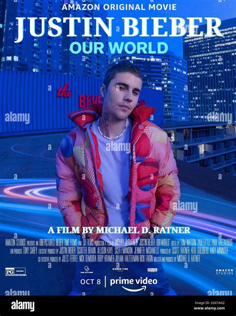 Justin Bieber Our World Us Poster Justin Bieber 2021 © Amazon