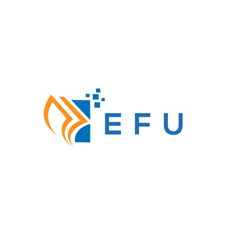 efu credit repair accounting logo design  white background efu