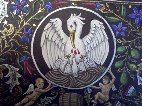 Pelican Medallion | Medieval art, Christian artwork, Christian symbols