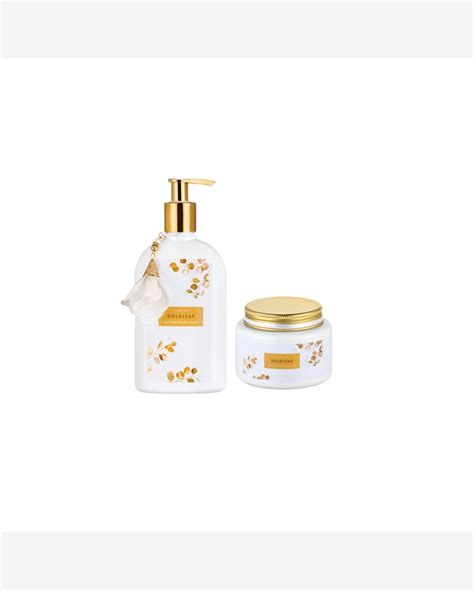 Riachuelo Kit Flora Vie Gold Leaf Duo Hidrata O Produtos