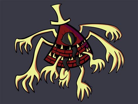 Gravity Falls Bill Cipher Monster Form By Fictionalcanvas On Deviantart