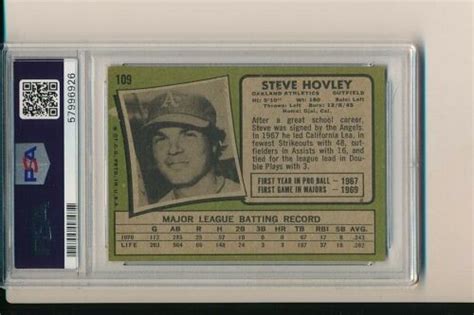 Topps Steve Hovley For Sale Online Ebay