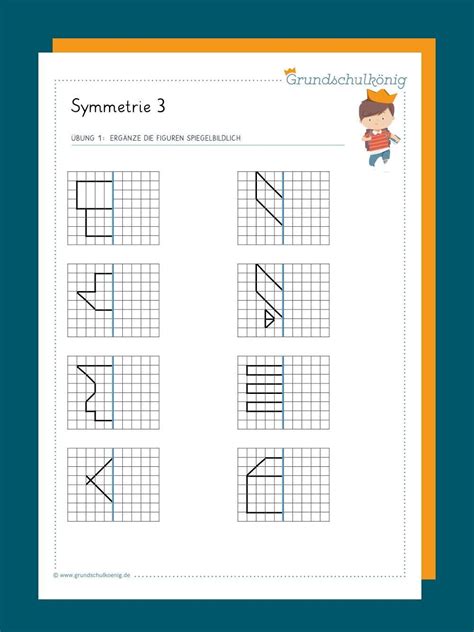 Symmetrie Symmetrieachse Symmetrische Figuren Symmetrieachse