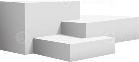 Podium Isolated On A Transparent Background 3d Pedestal Png 23551003 Png