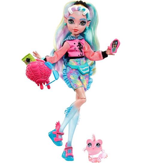 Monster High Lagoona Blue Mu Eca Articulada Con Mascota Y Accesorios De