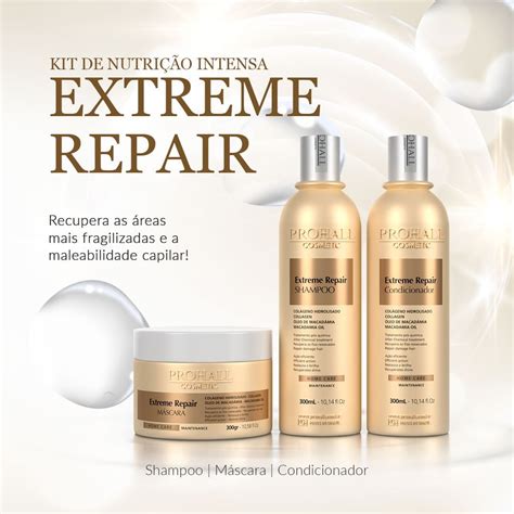 Kit Cauteriza O Capilar Prohall Cosmetic Profissional Nika Hair