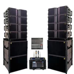 Kr Dual Inch Line Array Speakers Dj Equipment Speaker Tower System