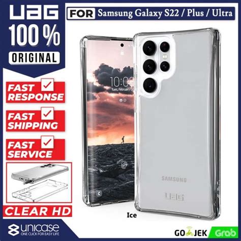 Promo Case Samsung Galaxy S22 Ultra Plus 5G UAG Plyo Hybrid Clear