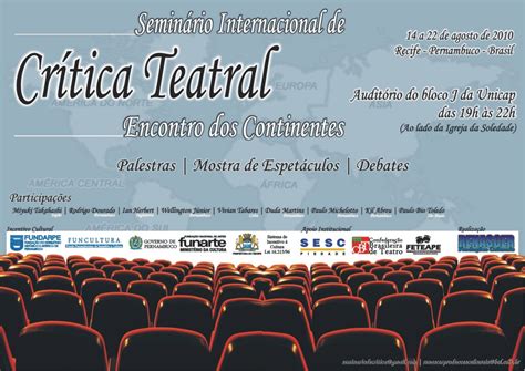 Seminário Internacional De Crítica Teatral 010810 080810