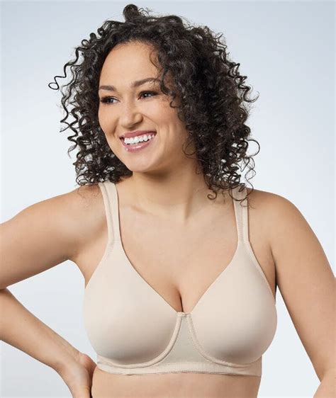 Leading Lady Lightly Padded Contour Underwired Bra Nude Big Girls