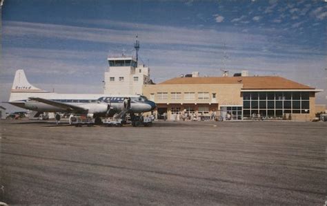 Airport Boise, ID Postcard