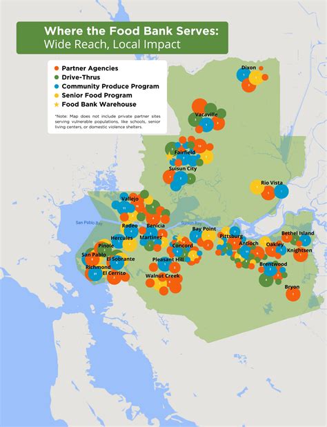 Where The Food Bank Serves In Contra Costa And Solano Counties Food