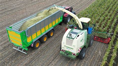 Krone Big X Am Mais H Ckseln Abfahrer Cace Puma John Deere