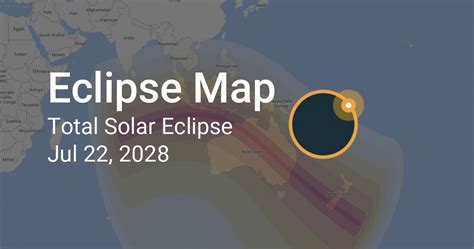 Eclipse Path Of Total Solar Eclipse On July 22 2028