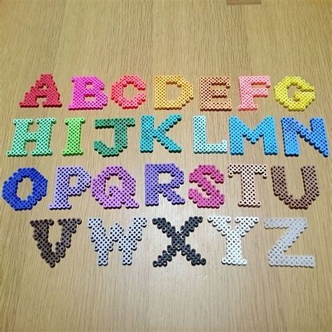 Perler Beads Letters Alphabet Pattern Bead Patterns Letter Loom