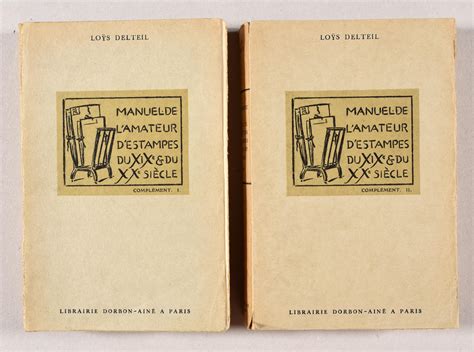 Sold Price MANUEL DE L AMATEUR D ESTAMPES DES XIXE ET XXE SIÈCLES AVEC