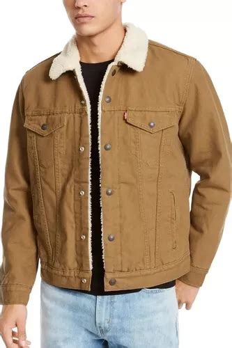 Chamarra Canvas De Borrega Levis Sherpa Trucker Xxl Meses Sin Inter S