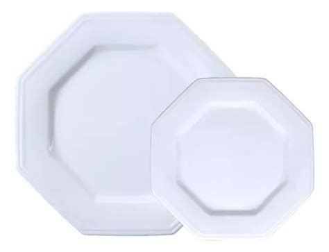 Set De Platos Planos Y Postres Prisma Porcelain Schmidt Mercadolibre