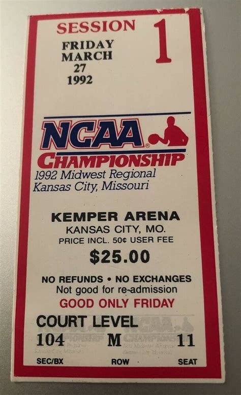 Vintage NCAA Championship Ticket Stub 32792 Georgia Tech vs Memphis ...