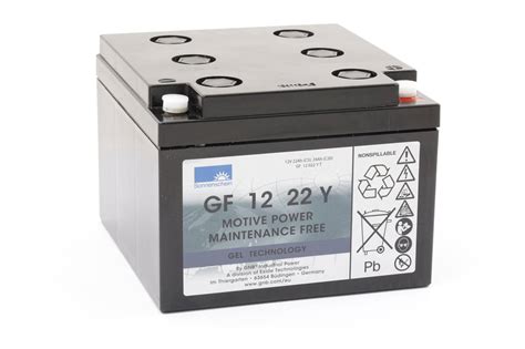 Sonnenschein GeeliAkku GF12/22Y 12v 24Ah 167x176x126 - + Dryfit ...