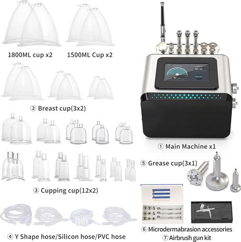 Meifuly Vacuum Therapy Machine 3 In 1 Vacuum Cupping Sets Skin Care