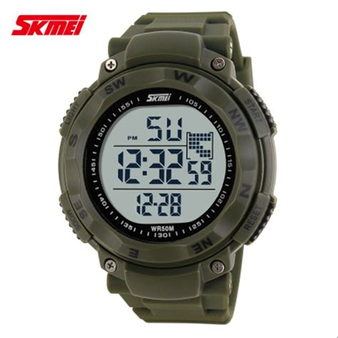 Jual Digital Skmei S Shock Sport Watch Water Resistant M Dg Army