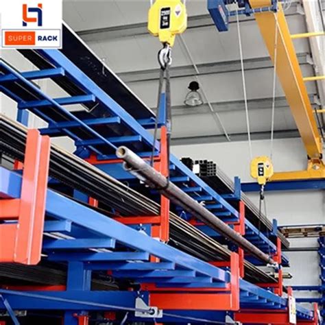 heavy duty industrial adjustable movable arm rack pipe storage
