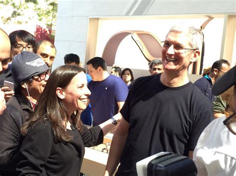 Tim Cook Visits Palo Alto Apple Store, Says Apple Watch Orders Have ...