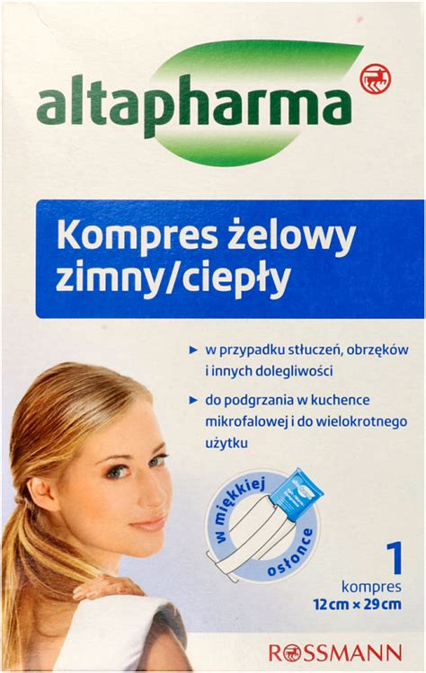 Altapharma Kompres Elowy Zimny Ciep Y Szt Drogeria Rossmann Pl