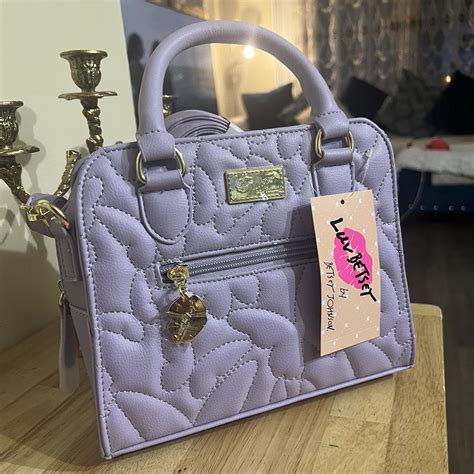 Luv Betsey By Betsey Johnson Lavender Quilted Depop