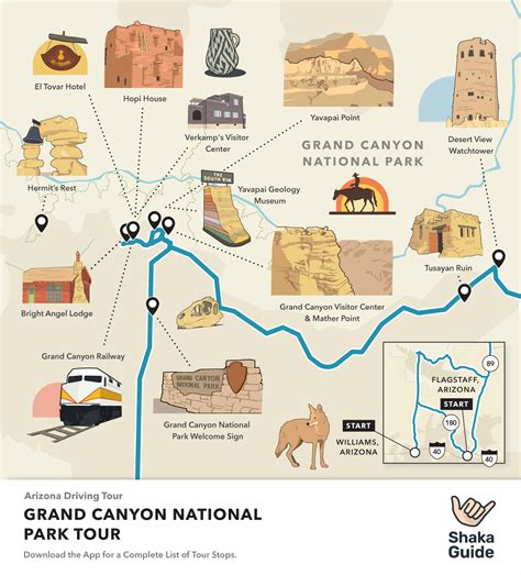 Shaka Guide’s Grand Canyon South Rim Tour Itinerary