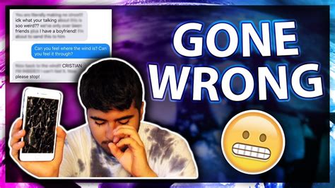 Song Lyric Prank On Crush Gone Wrong Youtube