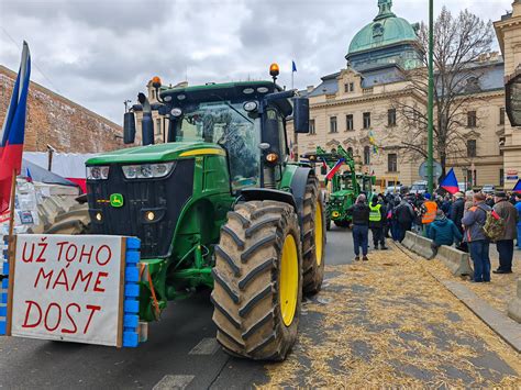 protest rolników w Pradze 7 marca 2024 Wiadomości Rolnicze Polska