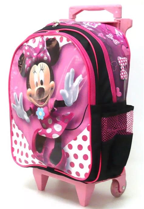 Mochila Infantil Minnie Mouse Lisa Tam G Rodinhas Meninas R Em