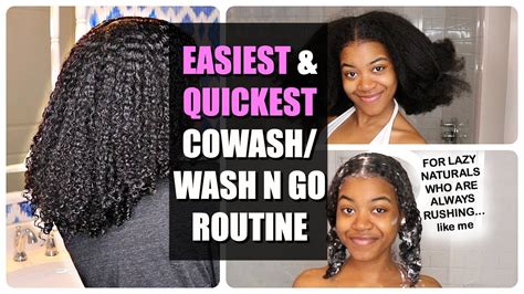 How To Co Wash And Wash N Go On Natural Curly Hair Quickest Easiest