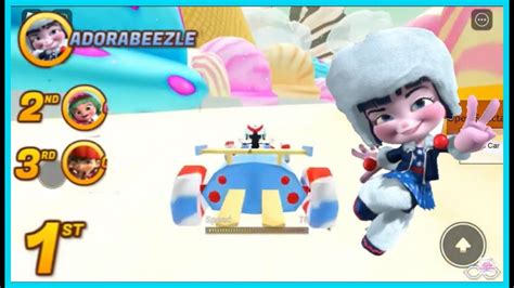 Sugar Rush Speedway Gameplay With Adorabeezle Winter Pop Roblox Youtube