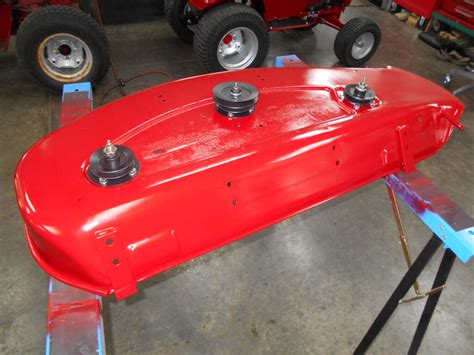 mower deck circular spindle plate implements  attachments