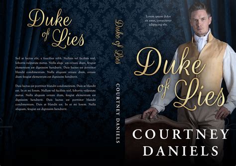 Duke Of Lies Historical Romance Premade Book Cover For Sale