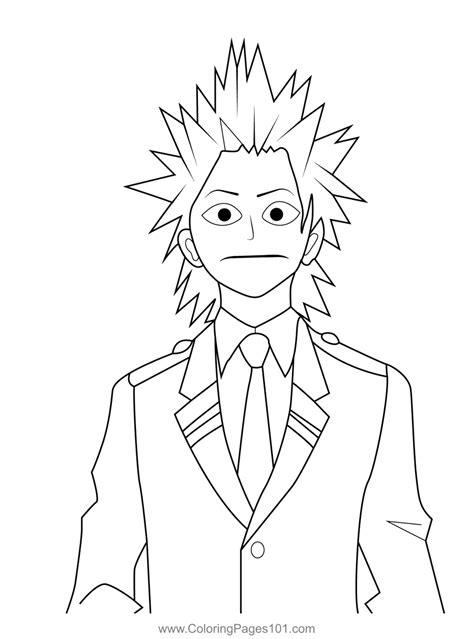 Bnha Kirishima Coloring Pages