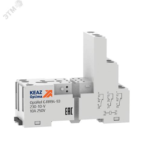 Розетка для реле OptiRel G RR94-94-230-7-V артикул 281166 КЭАЗ - купить ...