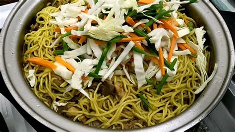 Special Pancit Guisado In Saladmaster Skillet Food Travelhub Youtube