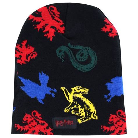 Hogwarts House Mascots Magic Jacquard Beanie Beanie Slouch Beanie