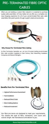 Pre Terminated Fibre Optic Cables By Fruity Cables Ltd Issuu